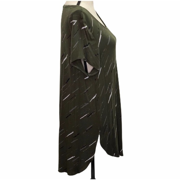 APT. 9 Dark Green High Low Blouse L - Picture 6 of 10